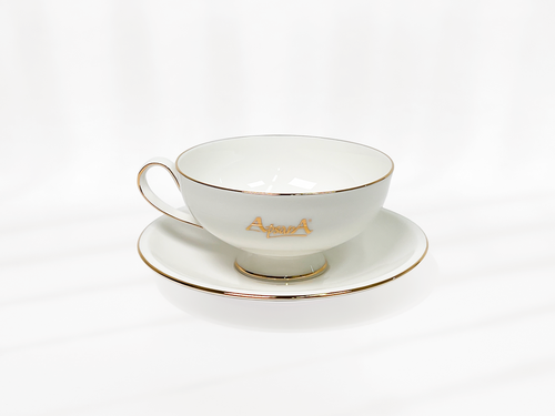 Apsara tasīte ar apakštasīti porcelāna